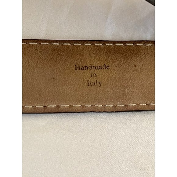 Neiman Marcus Vintage Brown Italian Genuine Crocodile Belt - Size 85/32 - Picture 10 of 13